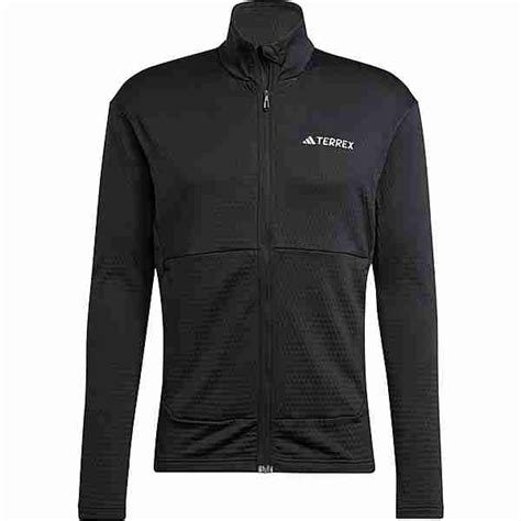 adidas fleecejacke schwarz|schwarze Fleecejacken für Herren .